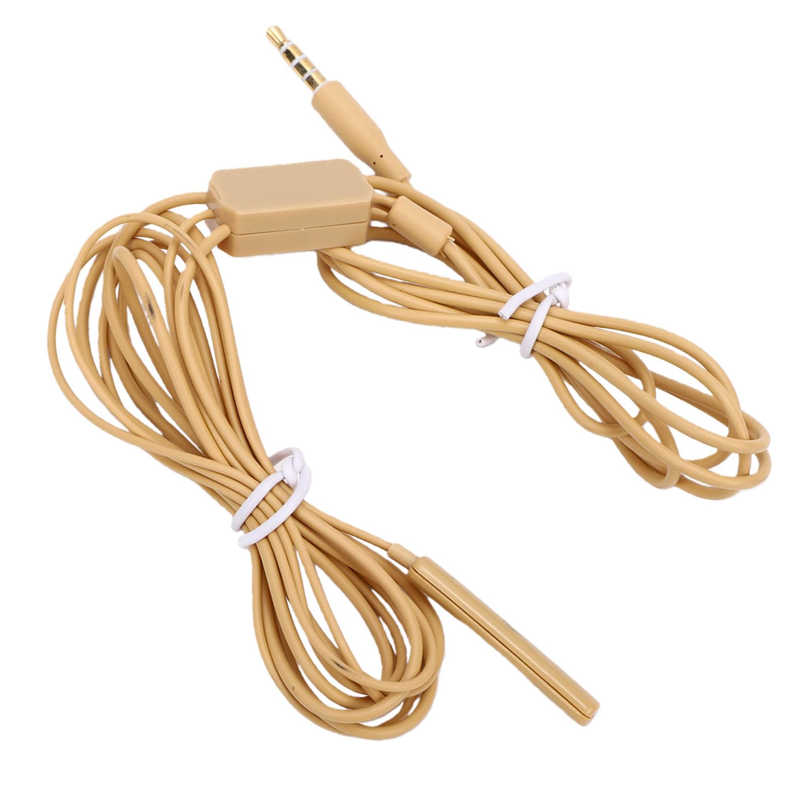 Luqeeg Auricolare Nascosto 108B, Auricolare Wireless con Laccio da Collo, Batteria a Lunga Durata, Colore della Pelle Leggero, Ideale per la Sicurezza