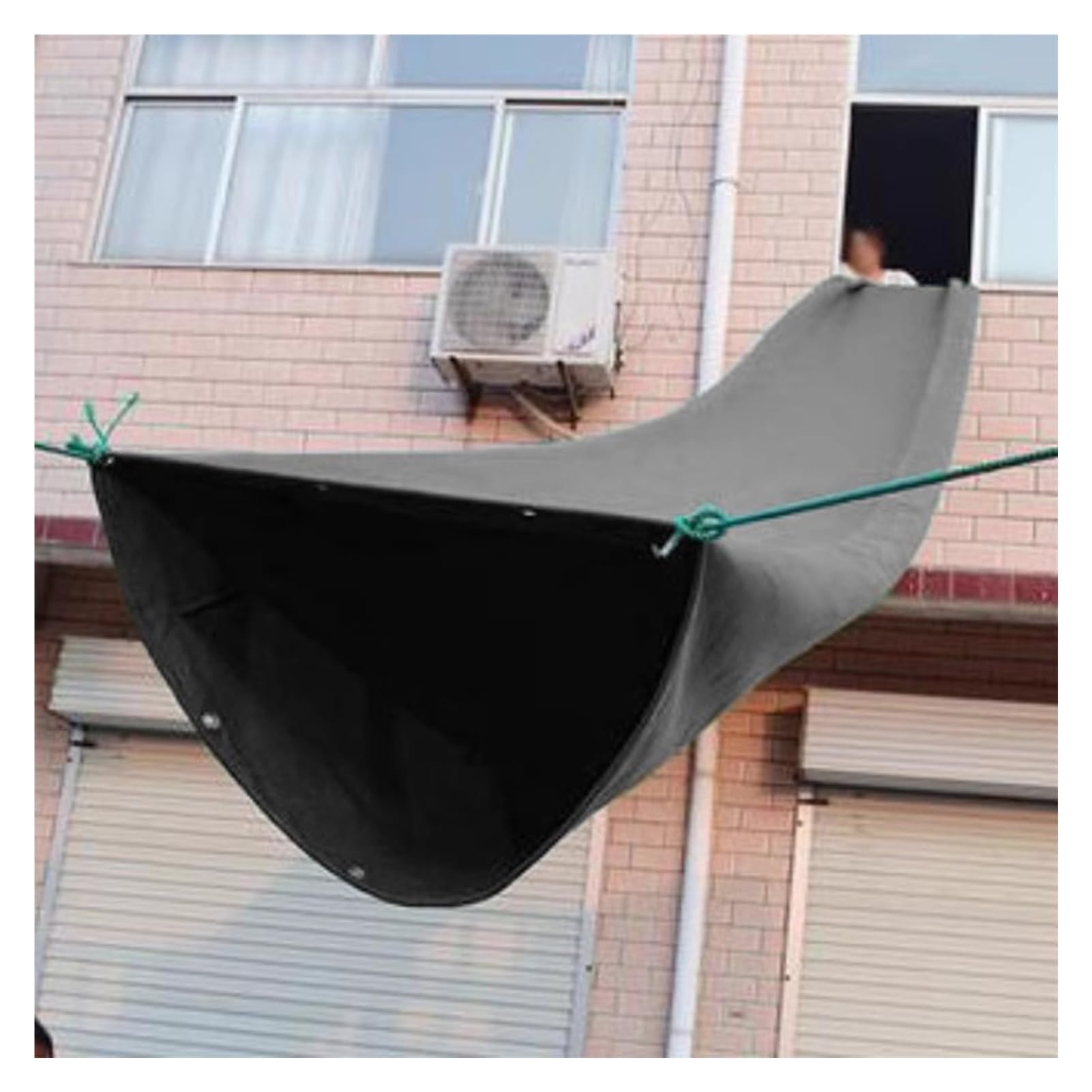 GLDYTVF Heavy Duty Canvas Trash Chute - High-Altitude Unloading Cargo Conveyor for Construction and Warehouse - Durable Tarpaulin Belt