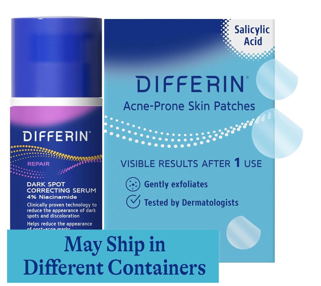 Differin Dark Spot and Patch Set Contains 36 Differin Power Patches 18 large and 18 small pimple patches