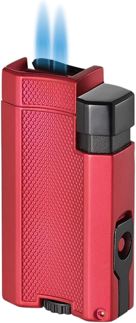 Visol Concave Double Flame Torch Lighter (Shipped Without Butane)