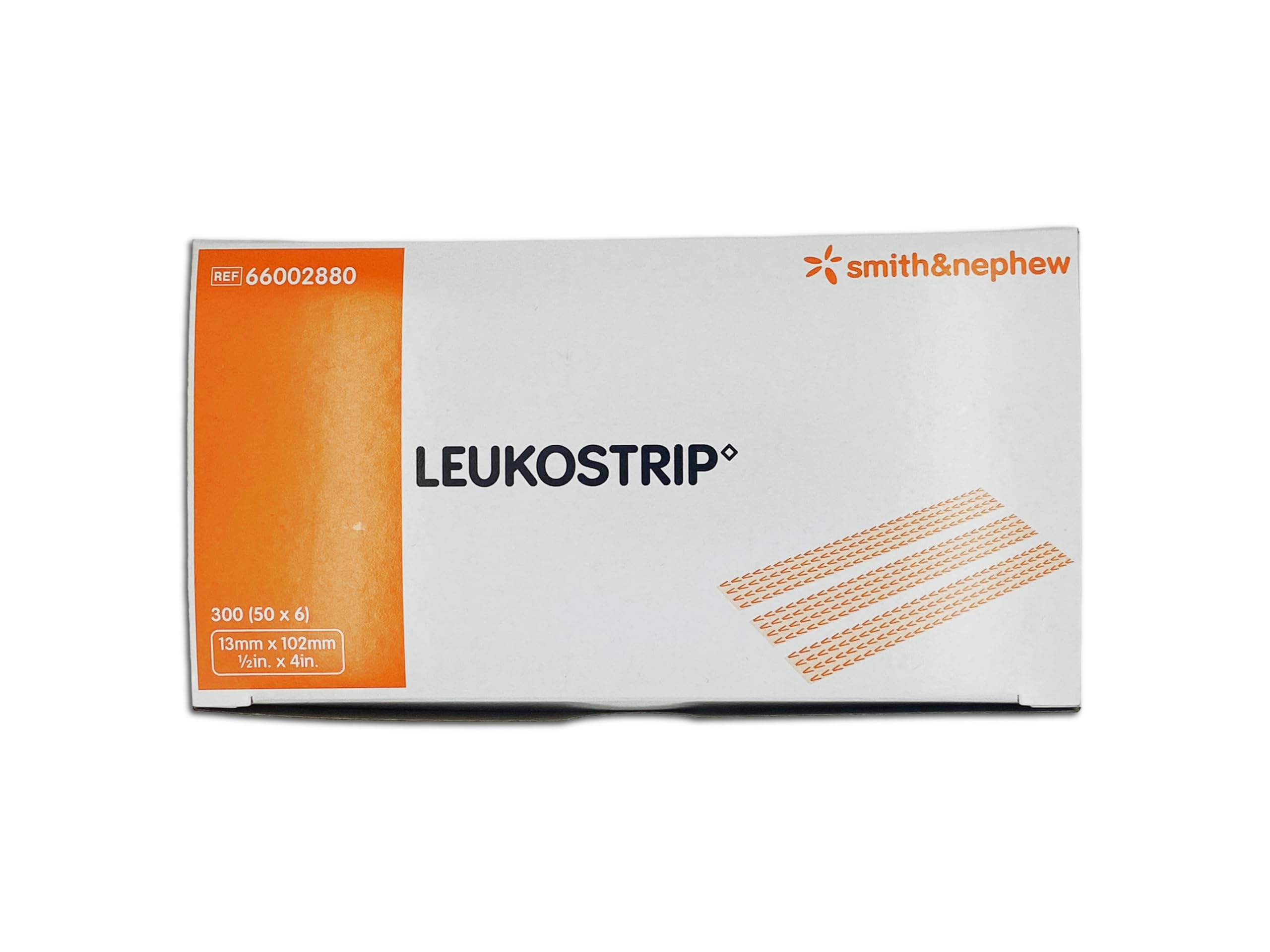 Leukostrip 13 x 102 mm (300 Unidades) – Tiras de Sutura Cutánea Estériles XL – Puntos de Aproximación Profesionales – Ideal para Cirugía y Postoperatorio – Alta Resistencia.