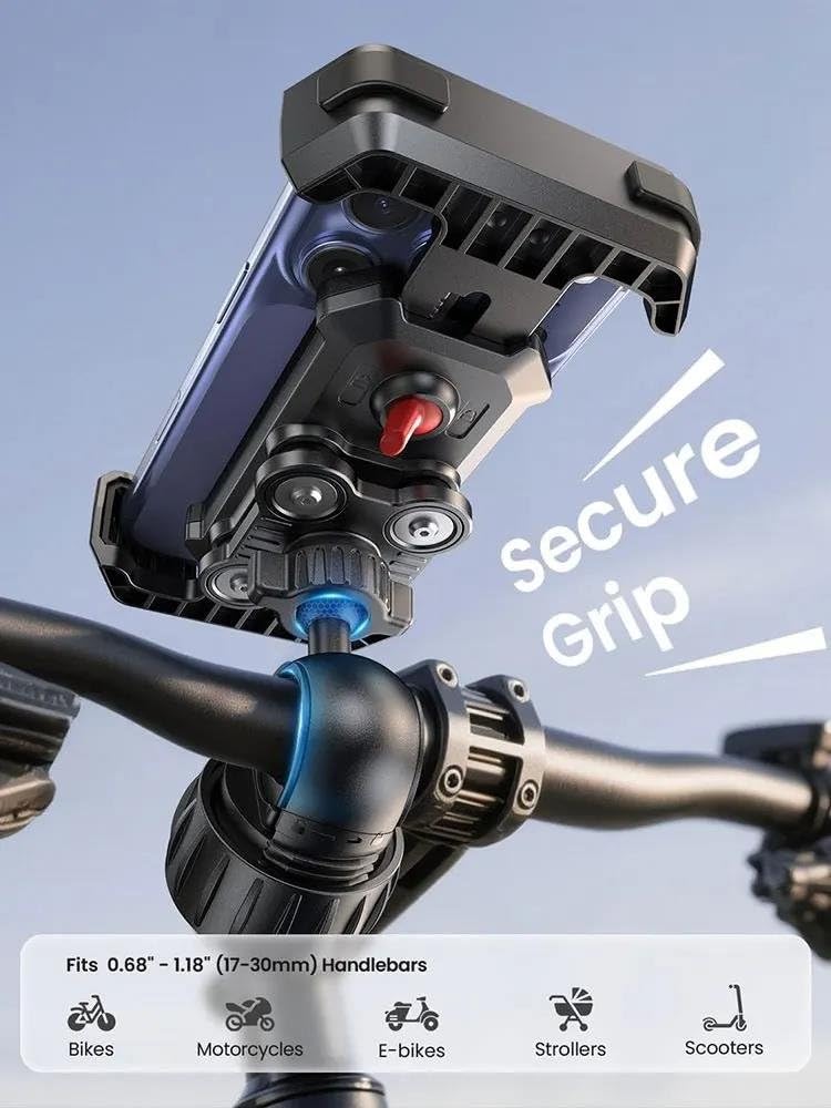 Accessori Ciclismo Anti-Scossa Montaggio Moto Supporto Telefono Doppie Vibrazioni Manubrio Per Bicicletta