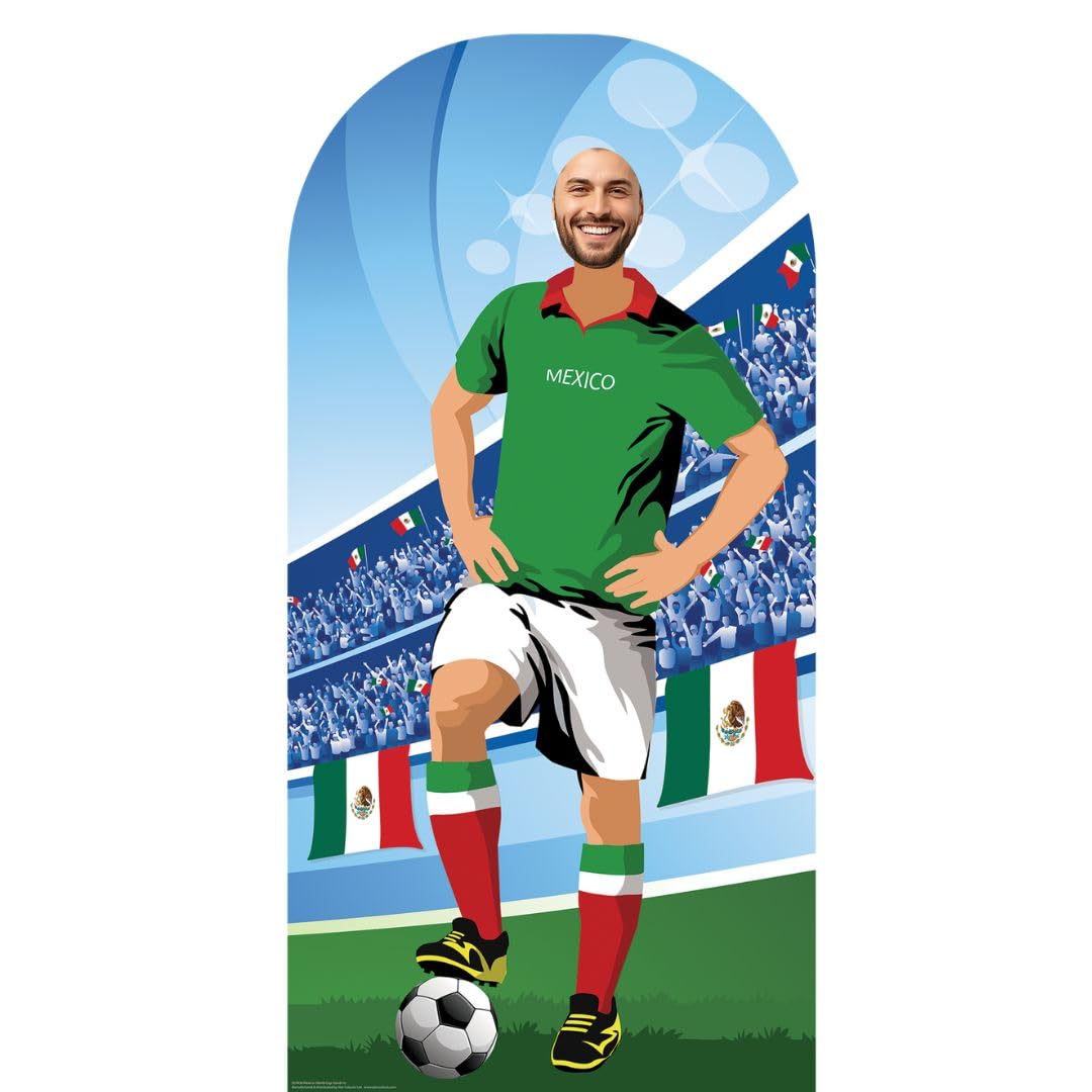 Star Cutouts - Mexico World Cup Football Stand In - Extra Large