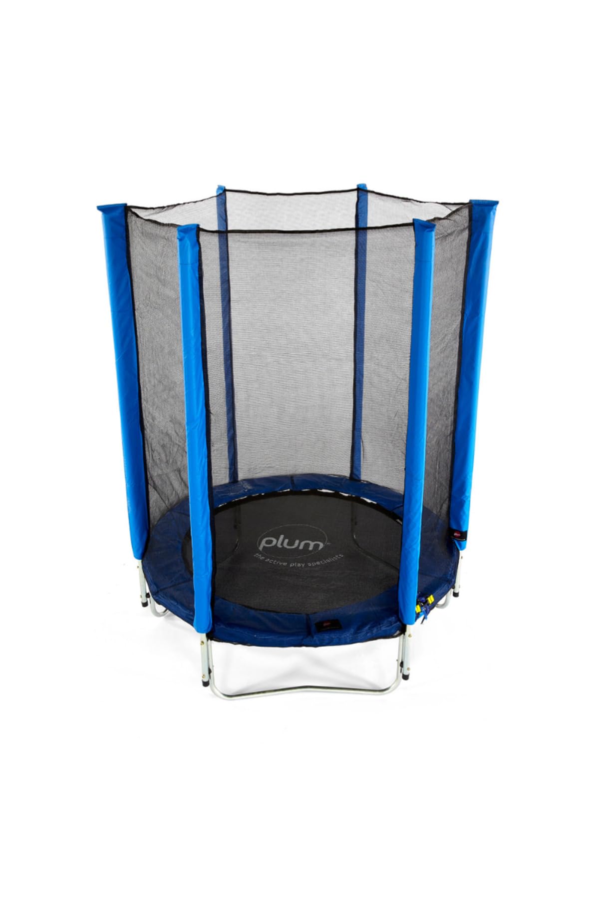 Plum Cama elástica Junior con red de seguridad, color azul