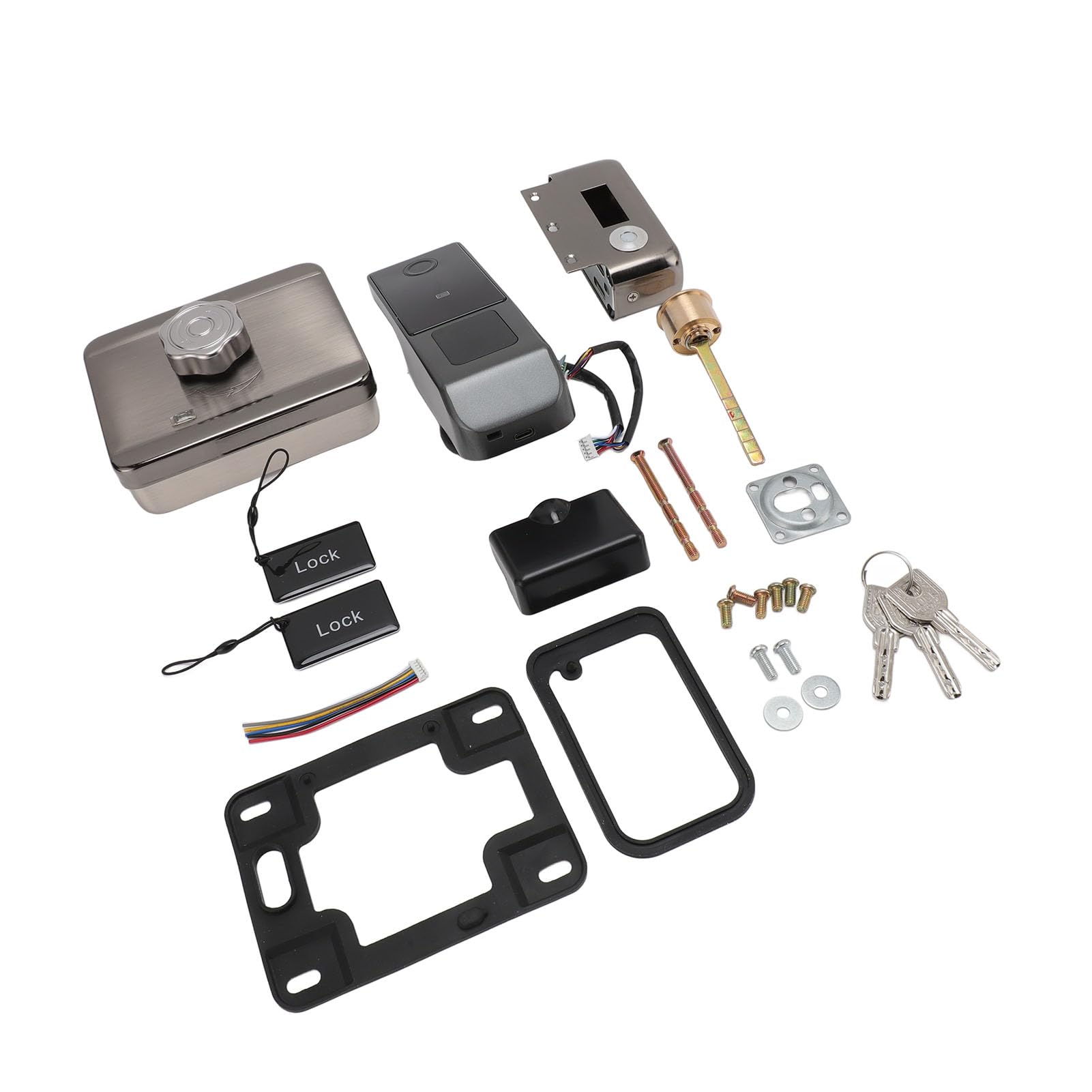 Smart Door Security Lock Telecomando 5 in 1 Chiave con Password per Impronte Digitali per IP67 Impermeabile per Ville Residenziali