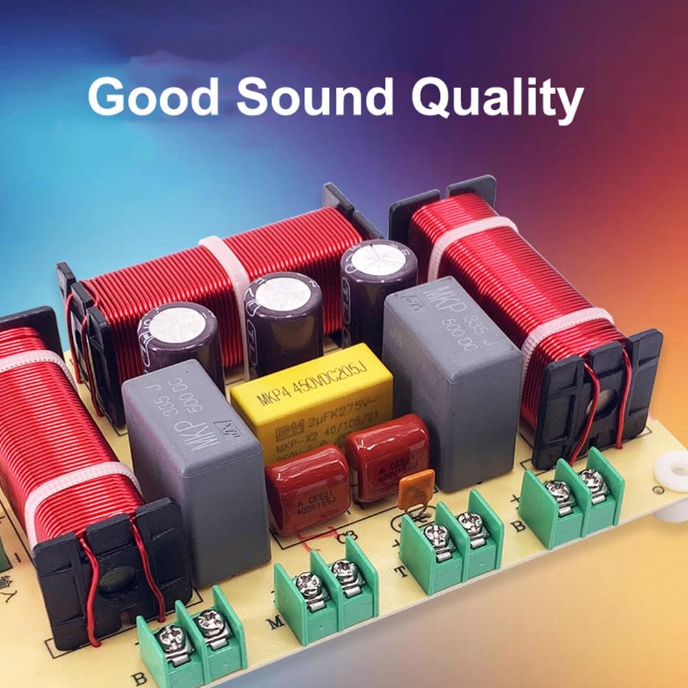 1 Pz 200W Altoparlante Un 4 Vie Treble Alto Divisore di Frequenza Home Theater HiFi Stereo Circuito Filtri Crossover Audio
