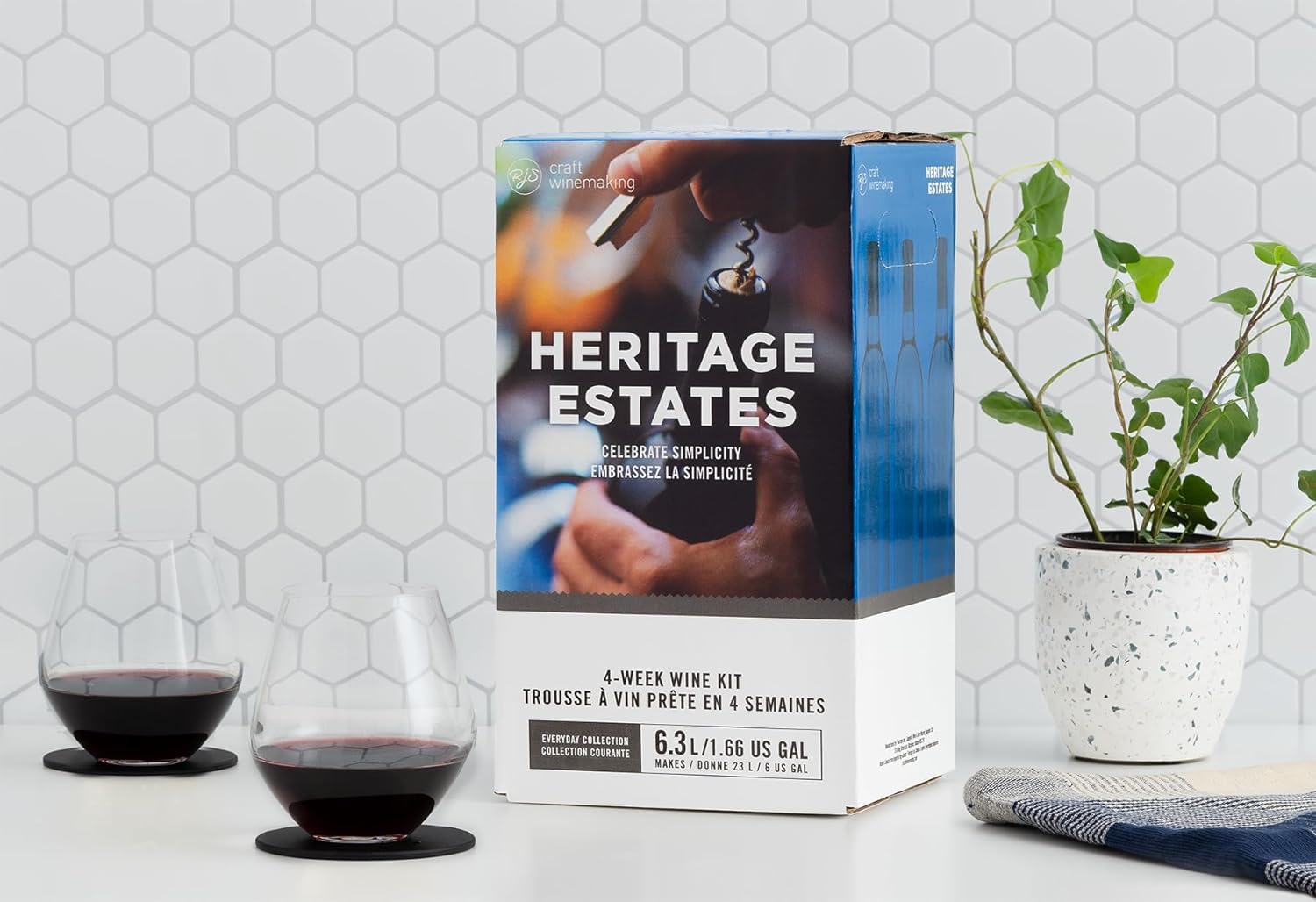 RED WINE KIT Heritage Estates PINOT NOIR Style Makes 6 Gallons HEST from Spagnols RJS Craft Winemaking
