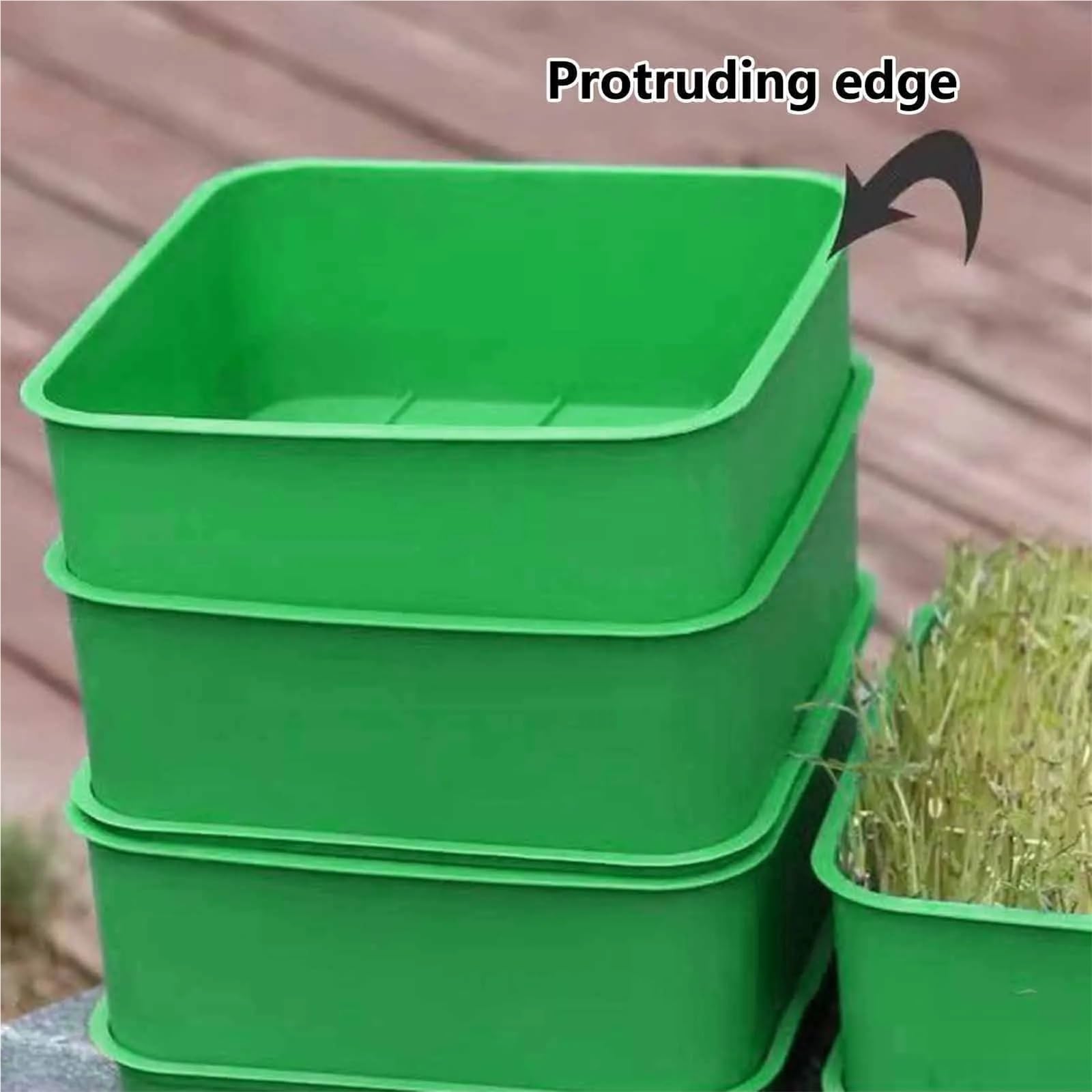 Plateau de semis Pots de semis Plantes germées, Conception permettant Gagner l'espace, conteneurs Germination adaptés aux Petits légumes pour Plantes(1pcs)