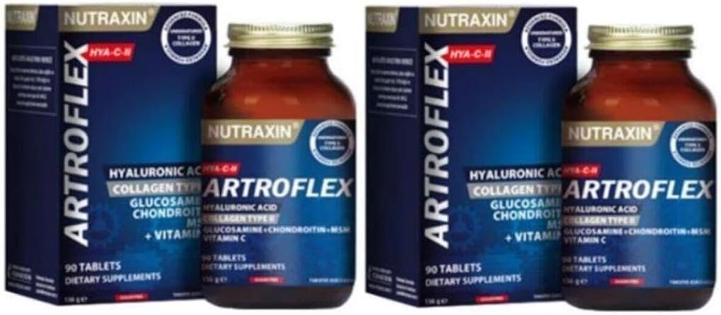 Nutraxin Artroflex Hya C-II 90 Tablet, 2 Adet, Hyaluronik Asit, Kolajen, Glukozamin, Kondroitin