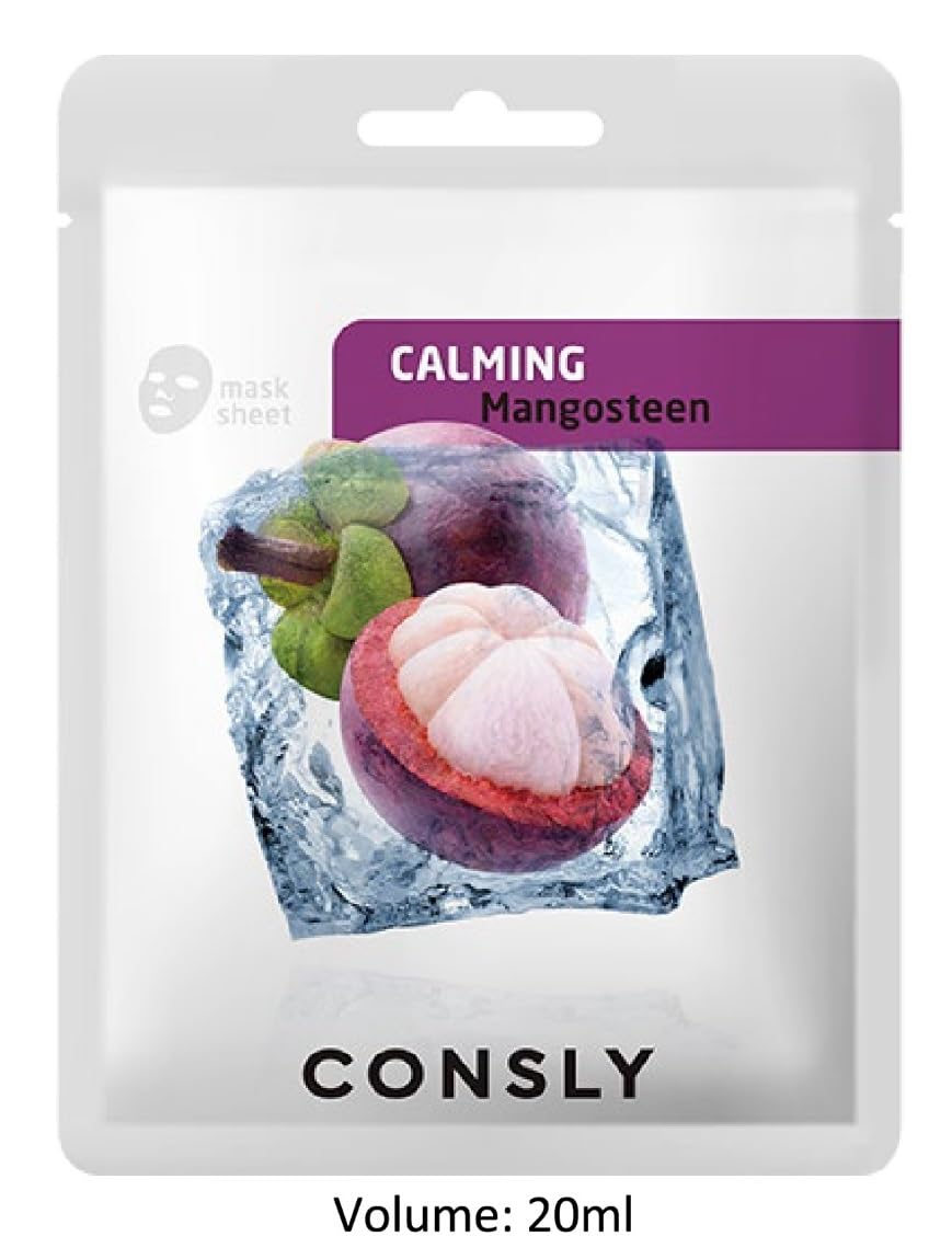 CONSLY_Exotic Fruits Sheet Face Masks – Hydrating & Nourishing Korean Facial Mask Pack with Natural Ingredients (Pack of 8)