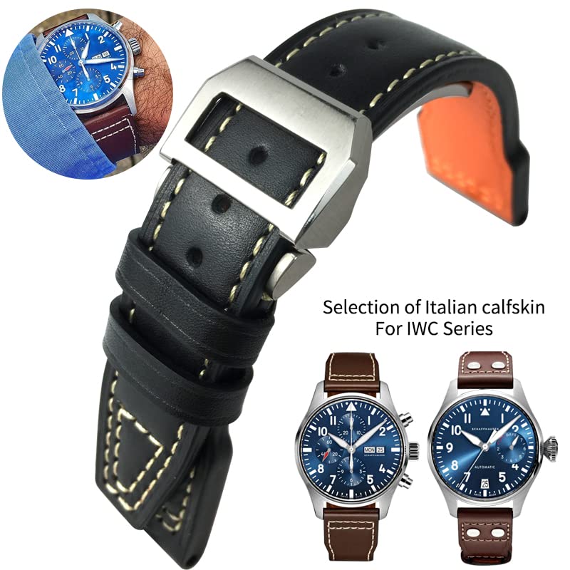 Bracelet montre cuir SAAWEE résistant pour IWC Le Petit Prince - 2
