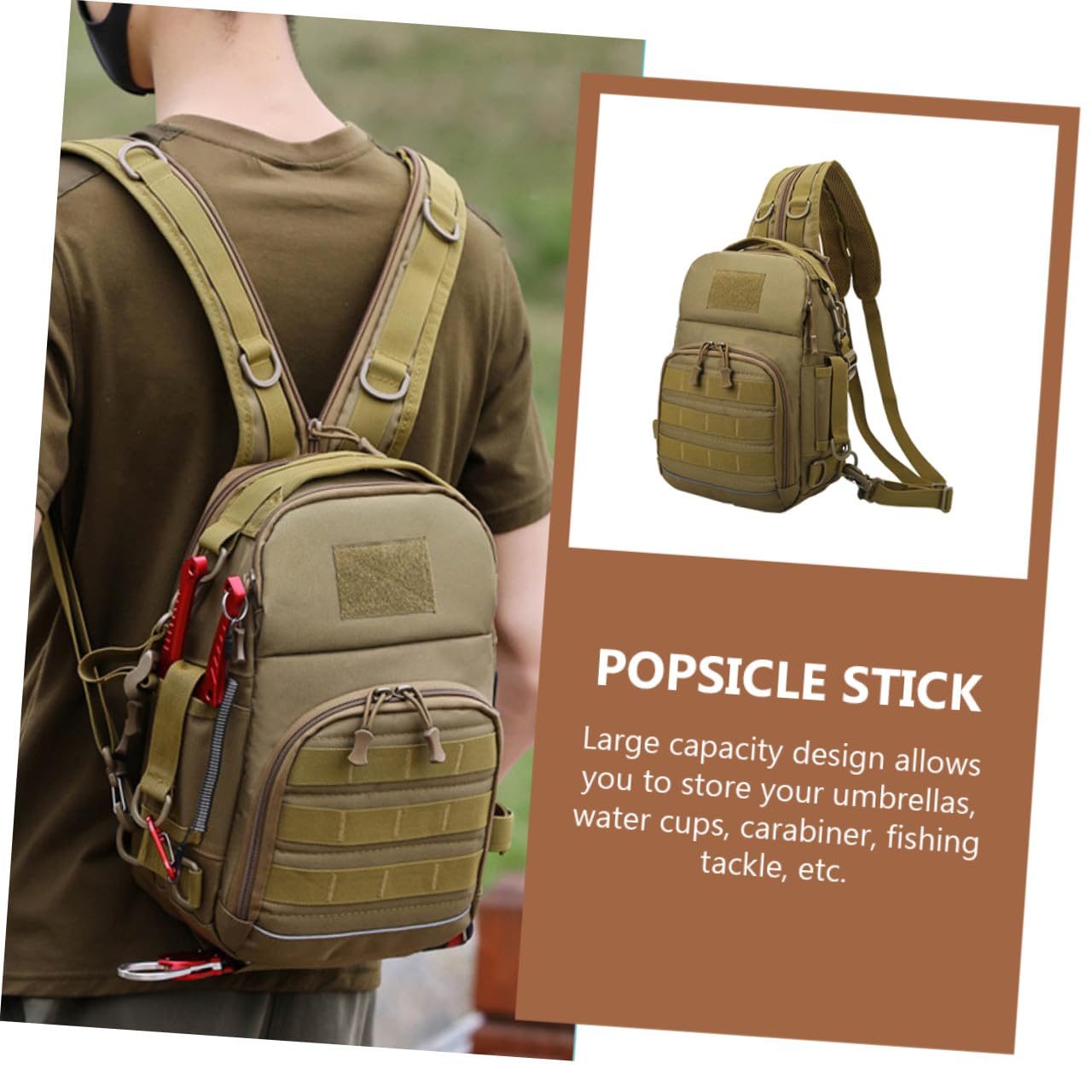 SUPVOX Multifunzionale Capacità Per Escursionismo e Attività Outdoor Camouflage Per e