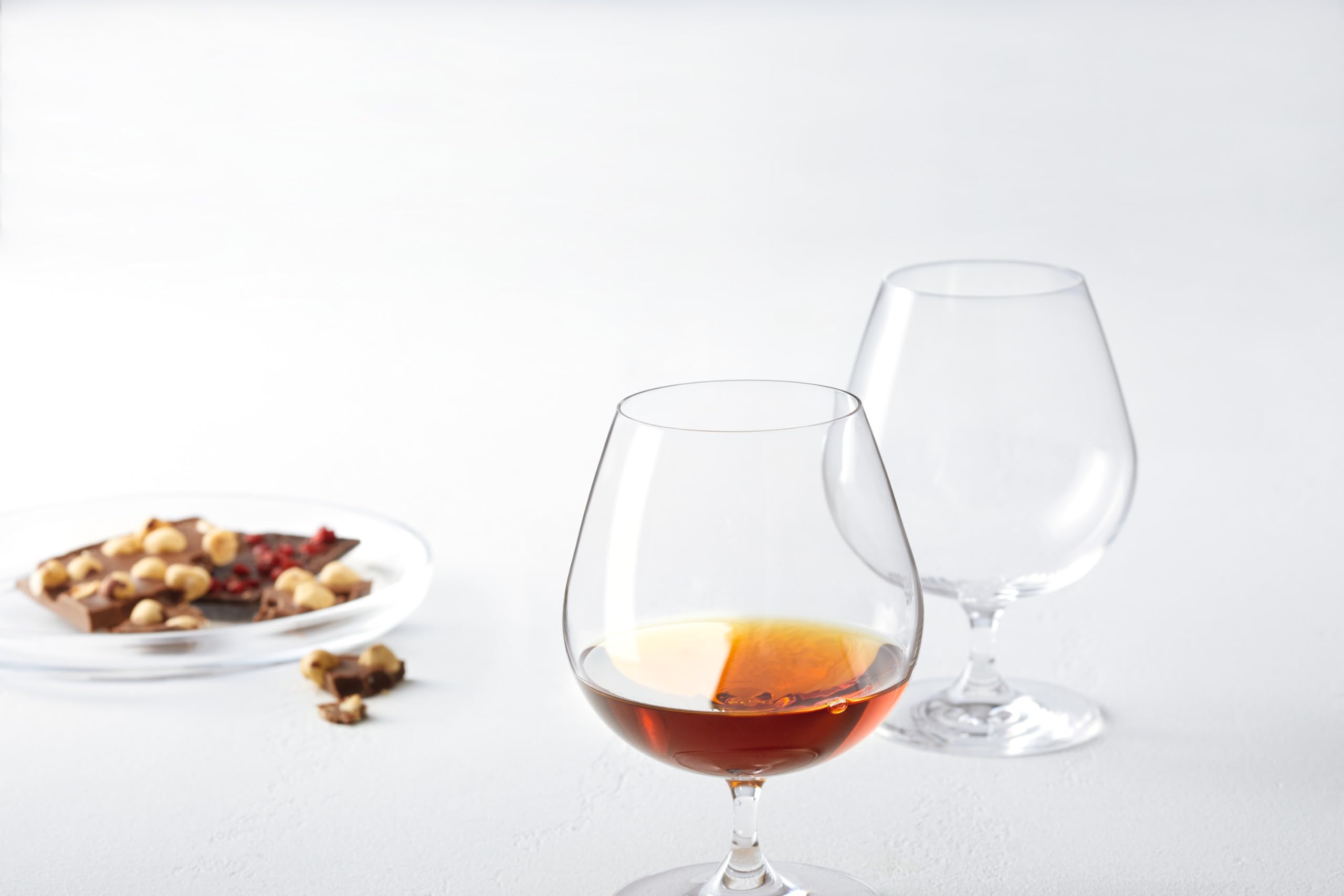 Leonardo Ciao+ kieliszki do koniaku, zestaw 6 sztuk, obrotowe, z wyciągniętym trzonkiem, nadają się do mycia w zmywarce, 6 sztuk, 400 ml, 061454