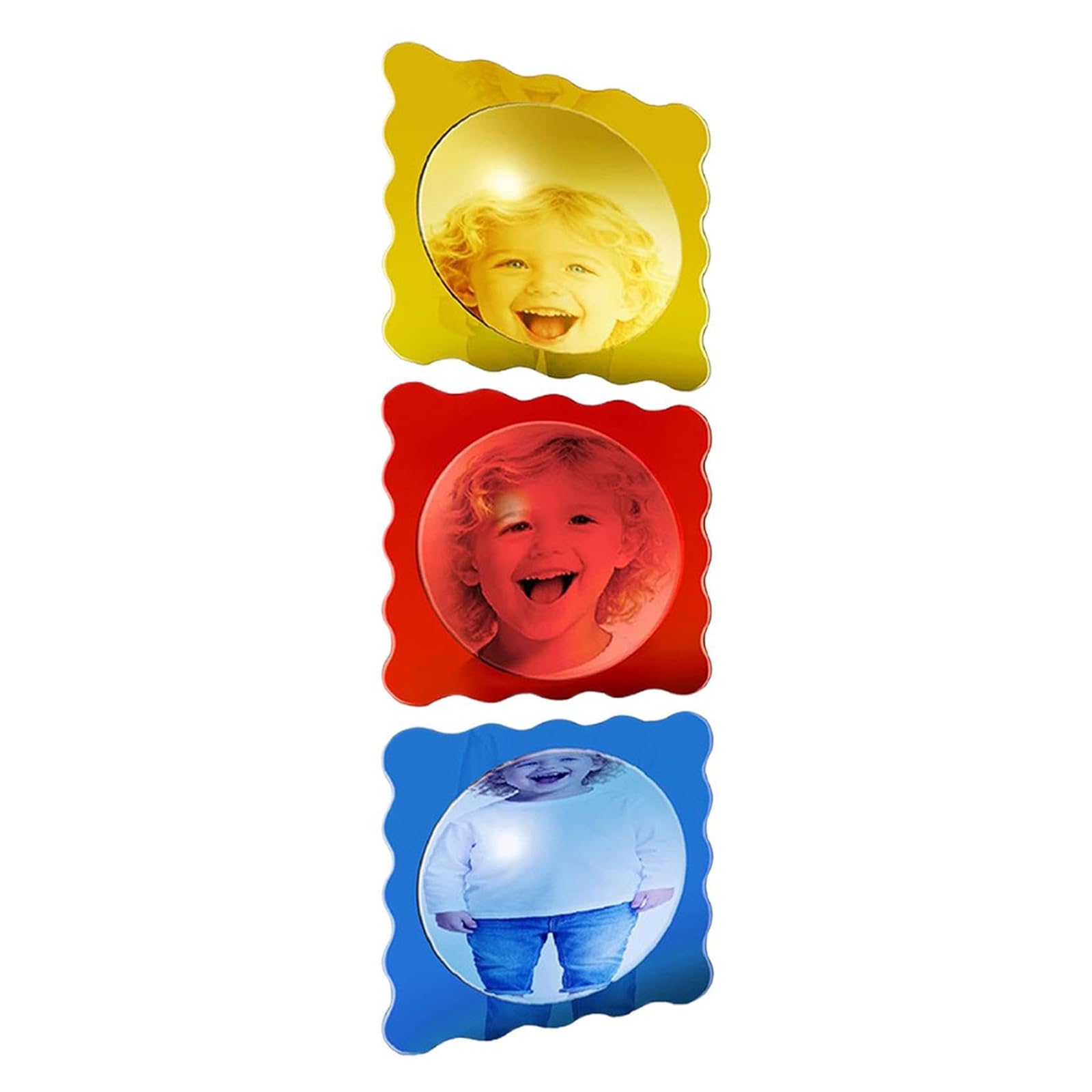 Miroir sensoriel à bulles lot de 3 pour décoration interactive chambre enfant
