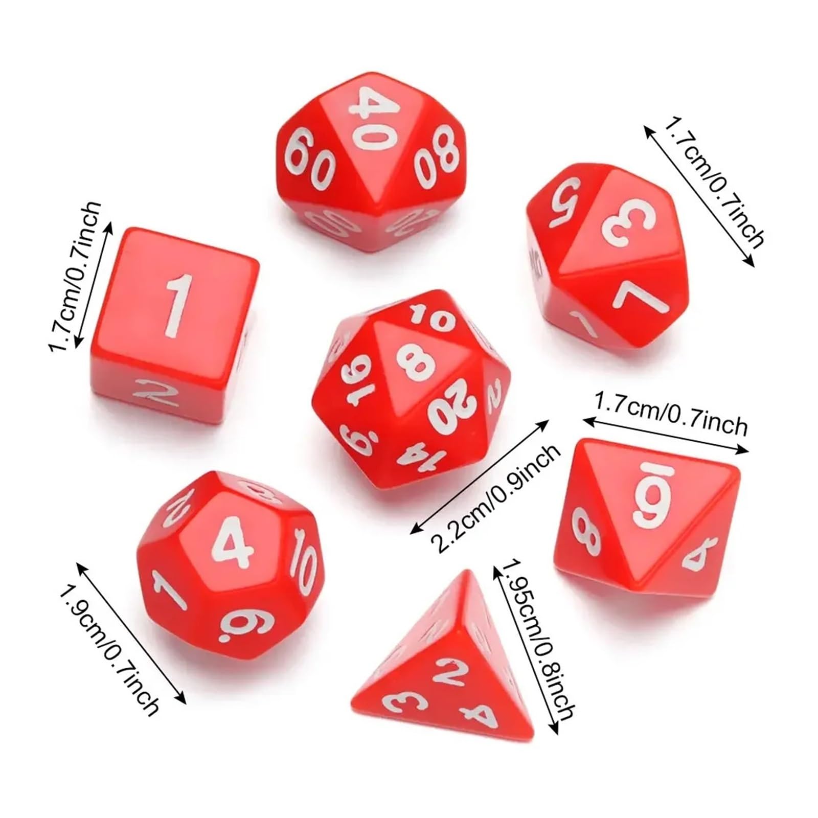 Zestaw 140/105/70 sztuk kości z etui losowy kolor wielościenny przezroczysty efekt do gry fabularnej plansza rekwizyty(7x20 140Pcs)