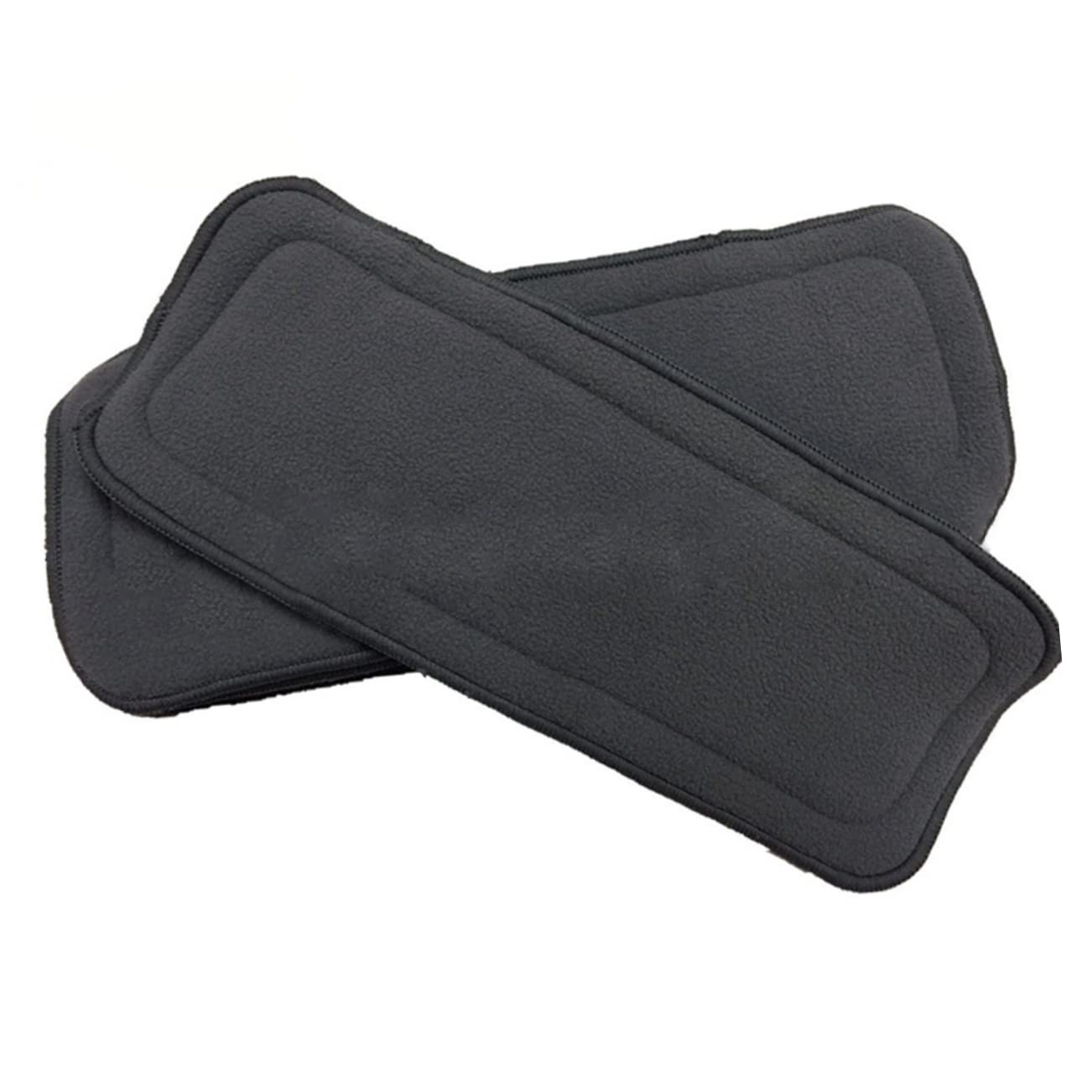 Toddmomy 10 Piezas Pañales de Fibra Bambú Nano Pañales de Reutilizables Lavables para Uso Diario Paquete Color Gris