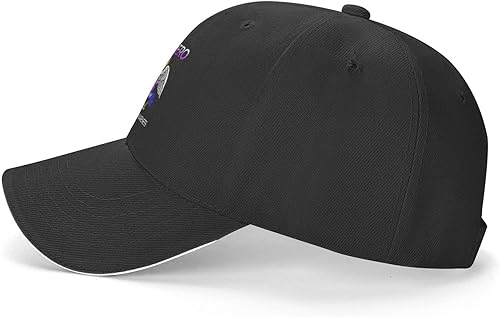 Miniatura 3 de My Hero is Now My Angel Bladder Cancer Awareness Adult Adjustable Classic Casquette hat Baseball Cap Golf Cap Black Unisex