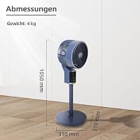 Be Cool 26 cm-es padlóventilátor 3D lengéssel, aromaterápiás dobozzal, távirányítóval 7