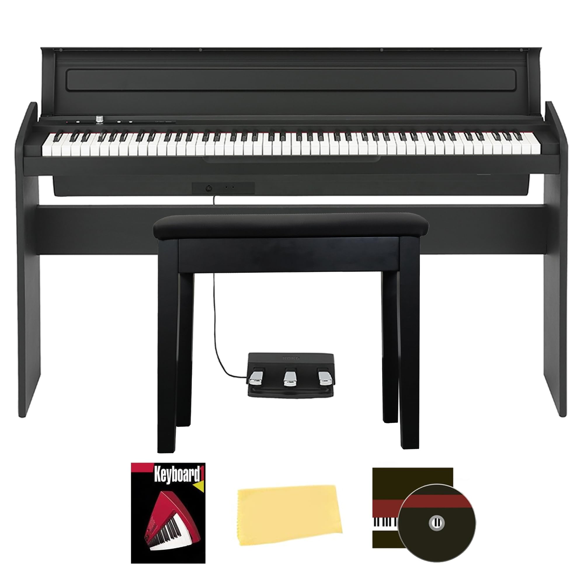 Amazon.com: Korg LP-180 Digital Piano - Black Bundle with
