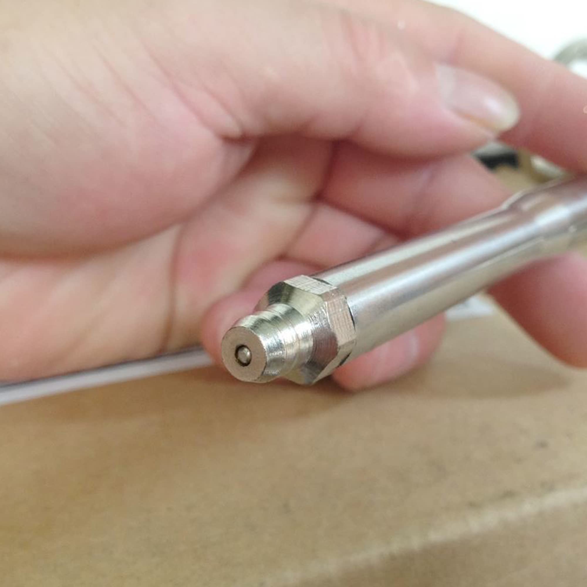 CINY Pistola per Schiuma Poliuretanica, Metallo Pistola Per Schiuma Espansa Ad Espansione In Pu Resistente Per Mastice Da Costruzione Calafataggio, Riempimento, Sigillatura(4 pz oro)