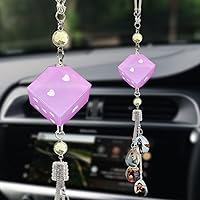 Vista 18 de Accesorios de coche colgantes de cristal con foto personalizada para mujeres y hombres, imágenes personalizadas para espejo retrovisor