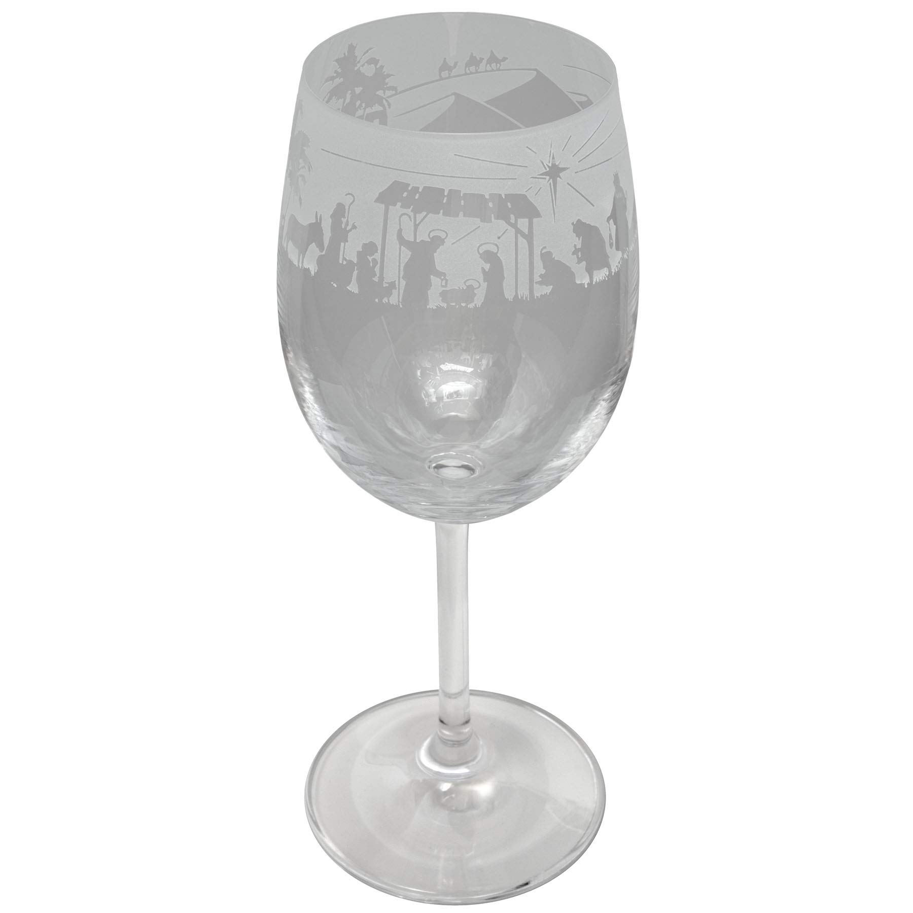 Verre à vin Nativité d'exception Animo Glass par Milford Collection