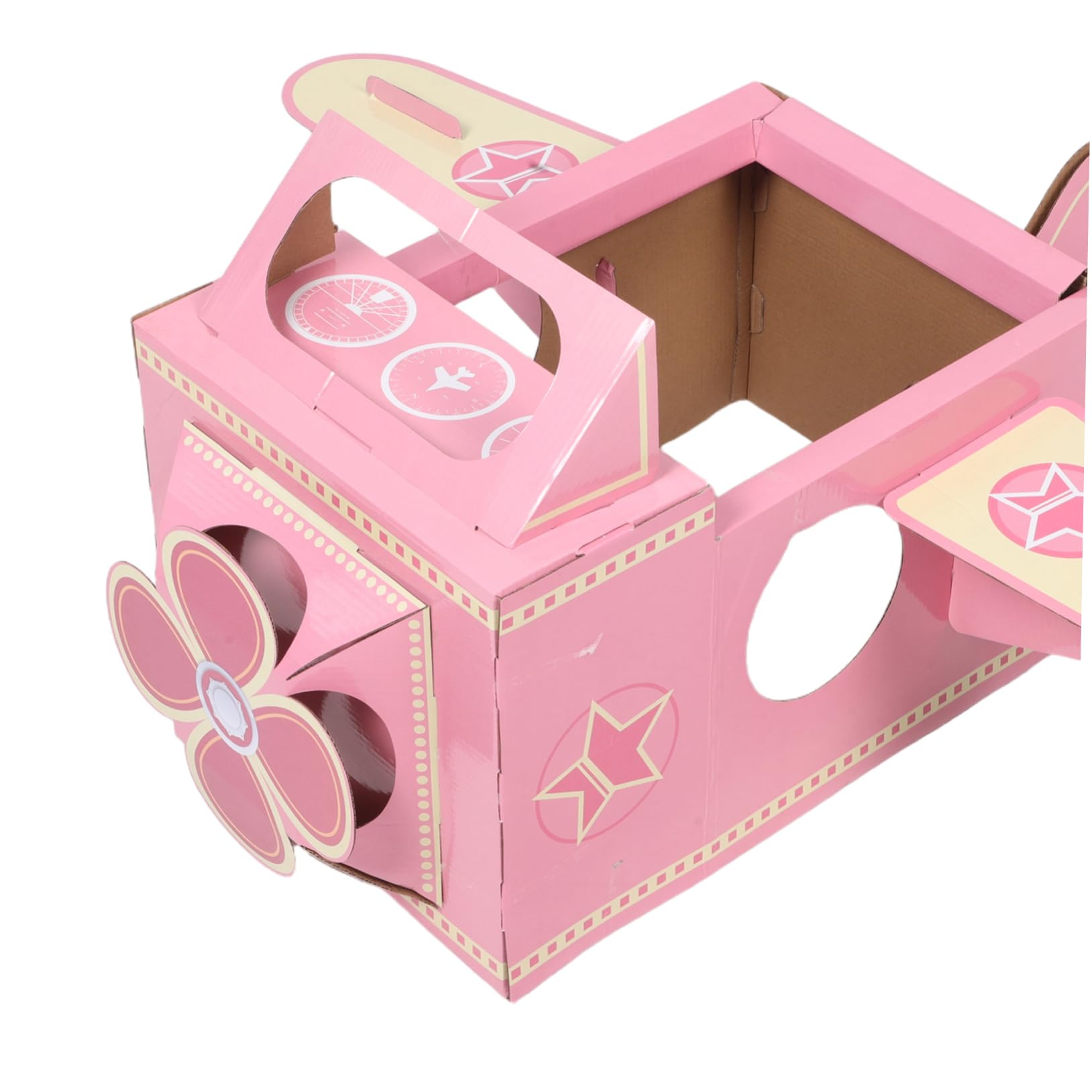 UPKOCH Caja De Cartón Para Avión De Juguete Disfraz De Avión Para Manualidades De Juguete Interactivo Para Construir y Jugar Casa