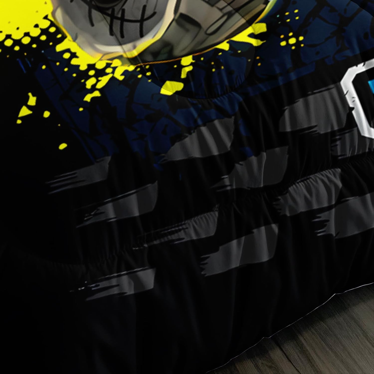 QOOMO Truck Comforter Set for Kids Teens Boys,Cars Kids Comforter,1 Comforter with 2 Pillowcase, Microfiber 3 Piece Bedding Set,Soft and Lightweight(Black，Full Size) - Image 6