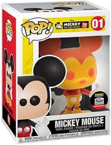 Funko Pop! Disney 90 Years - Figura exclusiva de vinilo de Mickey Mouse naranja y amarillo