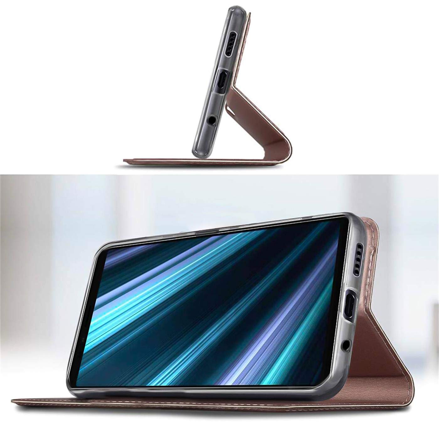Custodia per Sony Xperia SP Cover Portafoglio Protettiva Magnetica Case Custodia per Sony Xperia SP Cover Portafoglio Protettiva Magnetica Case