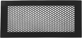 1pcs Floor Vent Cover, Silicone Floor Register, Floor Vent Mesh Covers, Floor Register Mesh Cover for Wall Ceiling Floor Catch Debris Hair Insect, Black