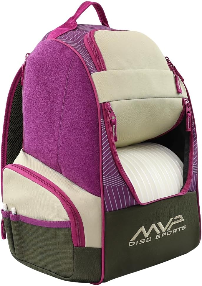 MVP Disc Sports Shuttle Disc Golf Backpack Bag (Choose Your Style and Color)