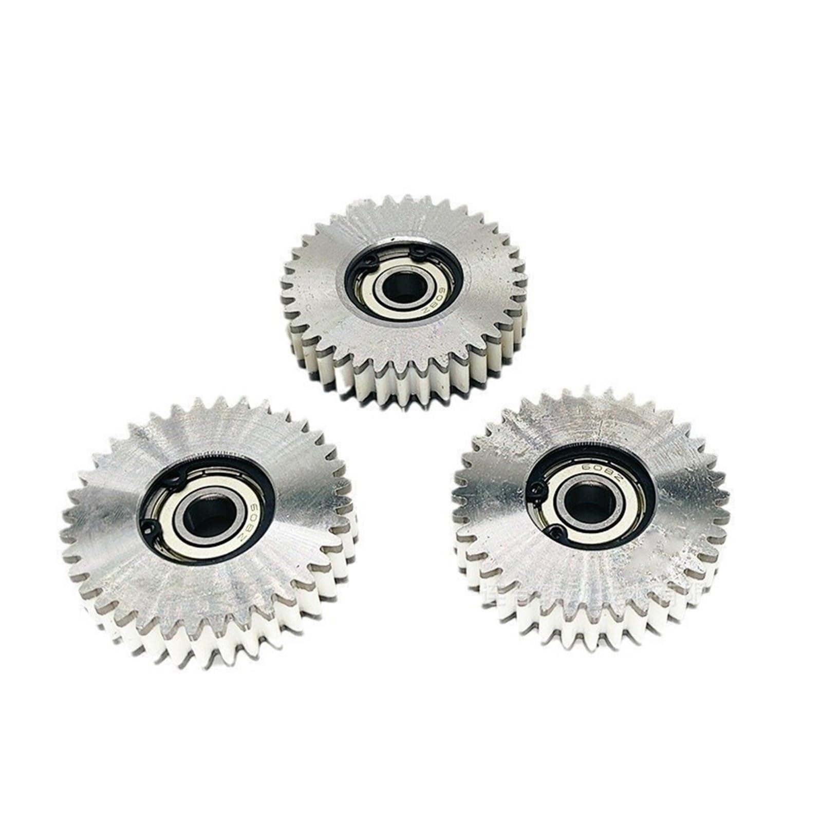 9 Uds 36T PA66 engranaje recto de acero de nailon for bicicleta eléctrica 350W engranajes de Motor repuestos para equipos CNC