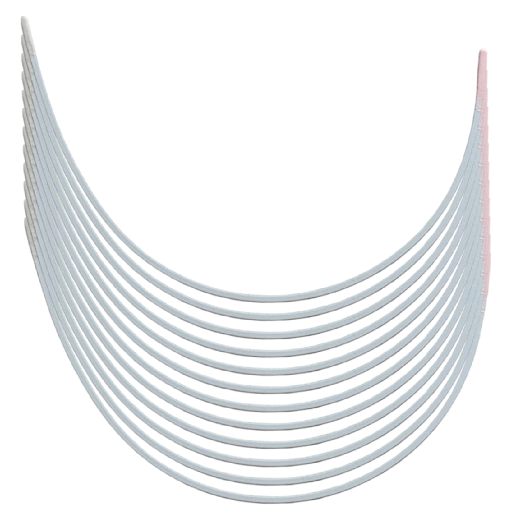 Suxdlan 6 Pairs Heavy Gauge Bra Underwire C Cup Repair Replacement Kit White