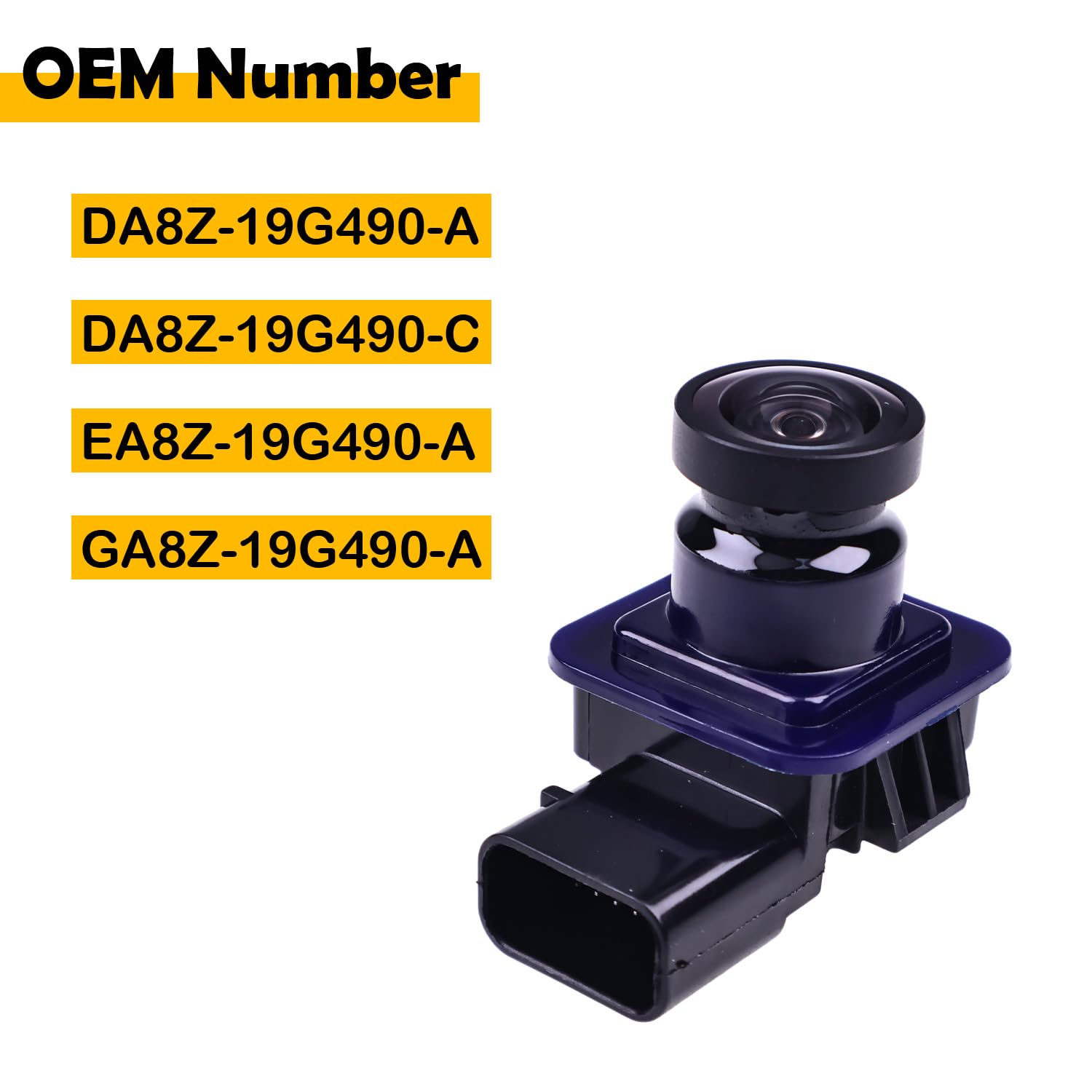 Etersec DA8Z-19G490-A Rear View Backup Camera Compatible with Ford Flex 2013-2019 3.5L, 1080P HD, 6-Pin Plug, DA8Z-19G490-C EA8Z-19G490-A GA8Z-19G490-A Replacement