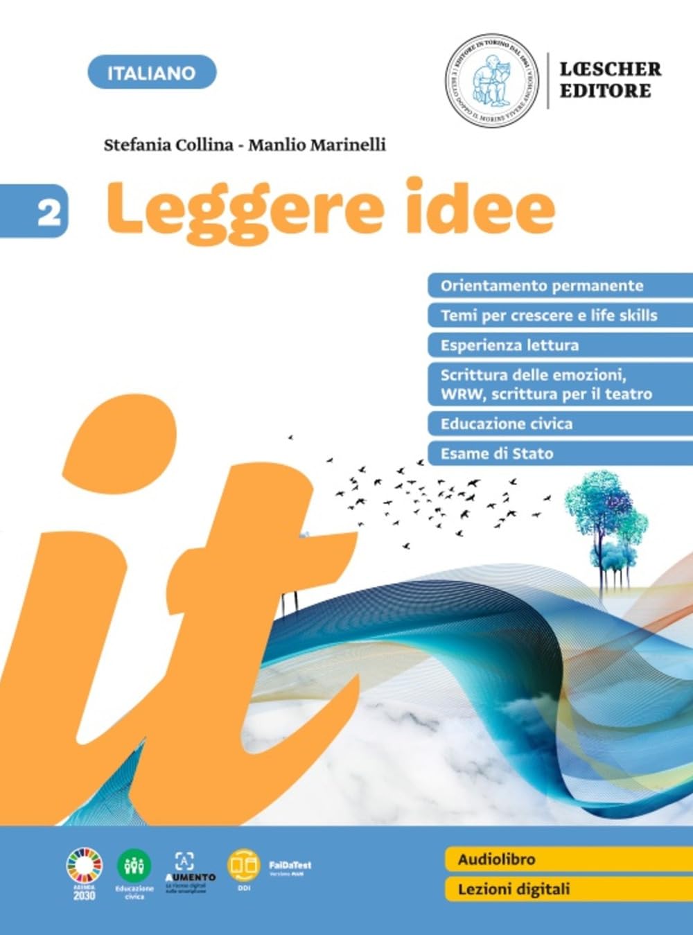 Leggere idee. Con Letteratura. Per la Scuola media (Vol. 2)