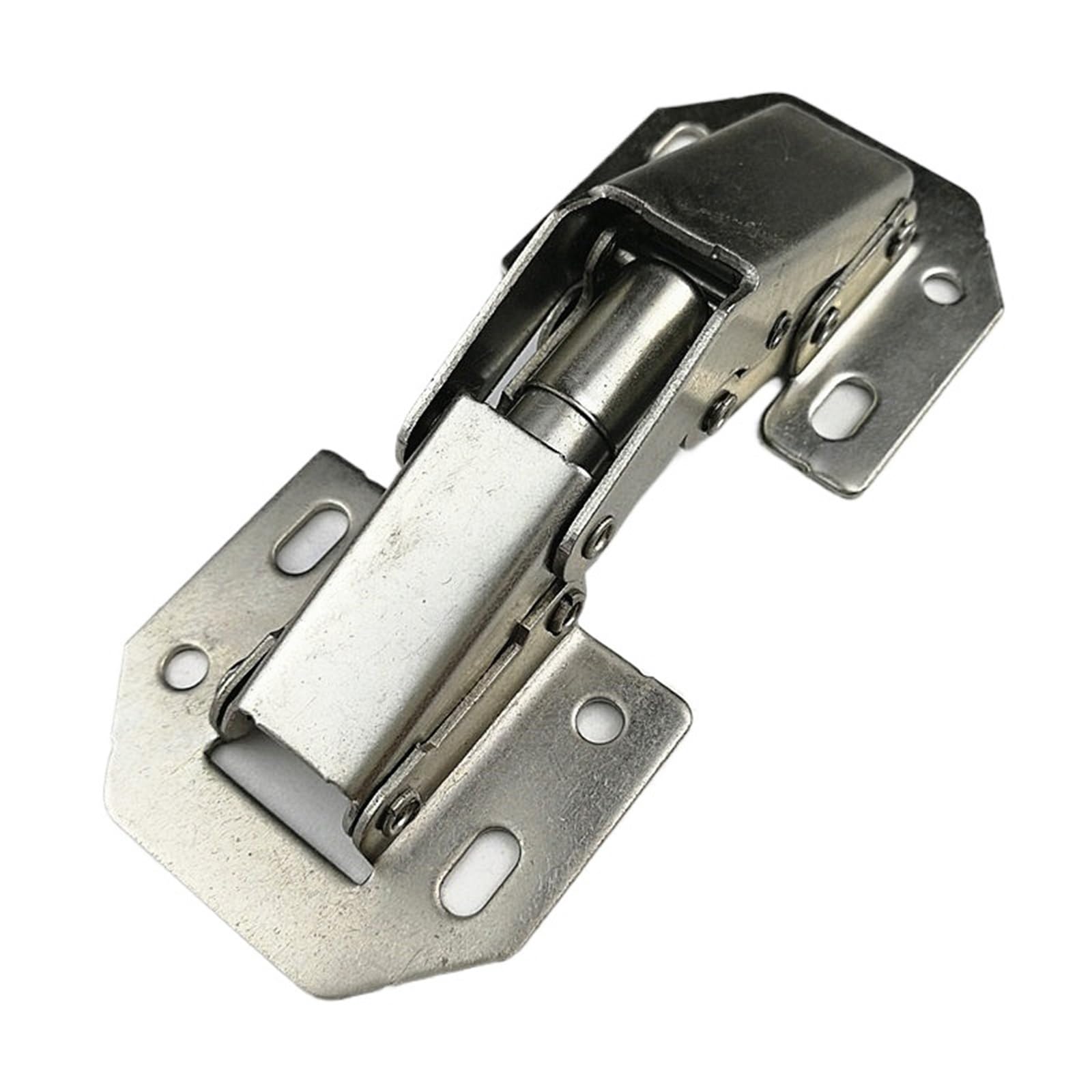 1pcs 4 inch 90 Degree Not Drilling Hole Cabinet Hinge Spring Furniture Hinges