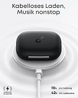soundcore AeroFit 2 nyitott fülhallgató, állítható fülfüggelékek, mély basszus, 42 órás játékidő, Bluetooth 5.4, vezeték nélküli töltés, IP5 - black, standard 7
