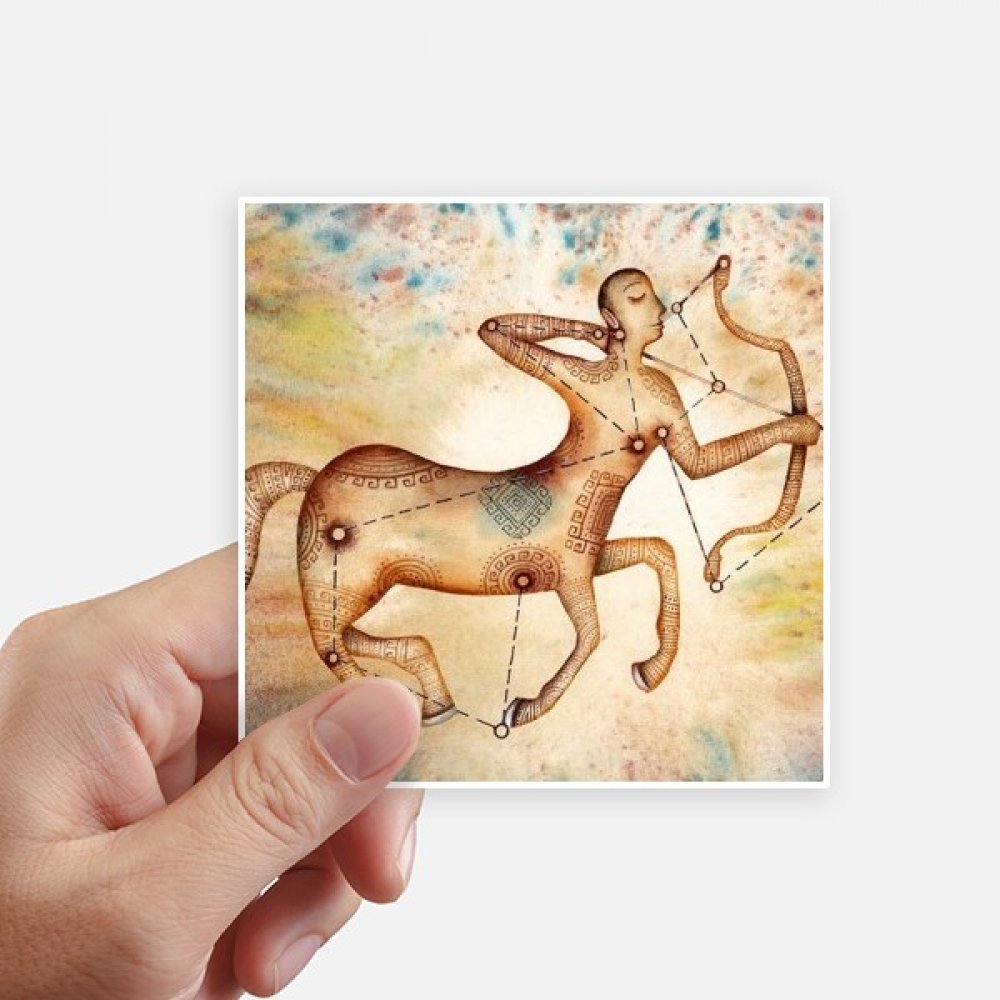 Autocollant Sagittaire Constellation DIYthinker motif multicolore haute définition pour mur