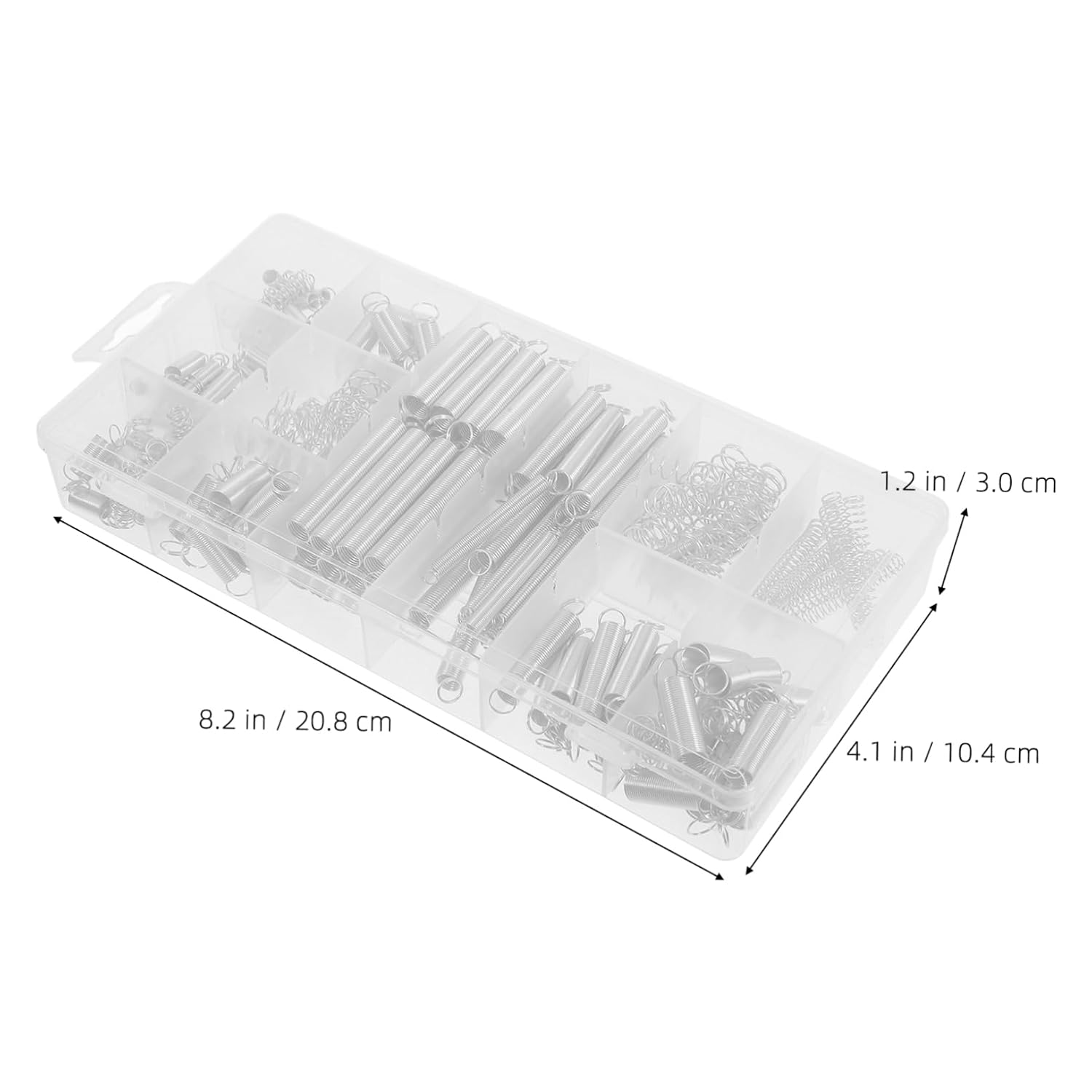 ABOOFAN 200Pcs Compression Springs Assortment Kit Stainless Steel Springs for Home Repair Versatile Spring for DIY Projects and Mechanical Tasks Multiple Included