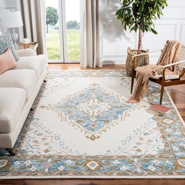 Image of Soft Pure Woolen Modern Collection Tufted Carpet for Living Room,Bedroom'Kitchen and Hall (6 X 8) Feet