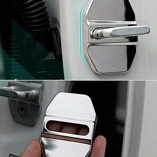 Miniatura 2 de Sudemota Cubierta de bloqueo de puerta de automóvil para Citroen DS4 DS5 DS5LS DS6 DS3 DS7 Cubierta de bloqueo de puerta Protector de acero