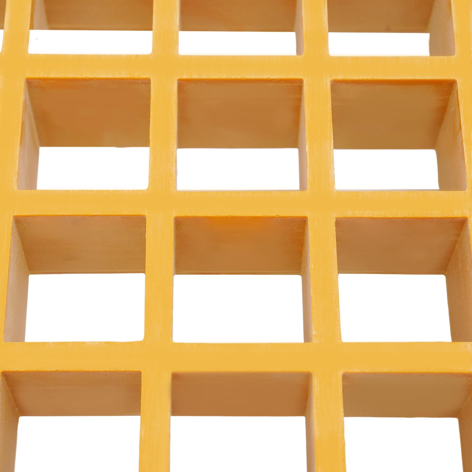 3 piezas de rejilla de plástico para estera de drenaje resistente para cañas de drenaje y calzado, garaje, escaleras de protección contra incendios, vías 80 x 27 x 3,8 cm, amarillo
