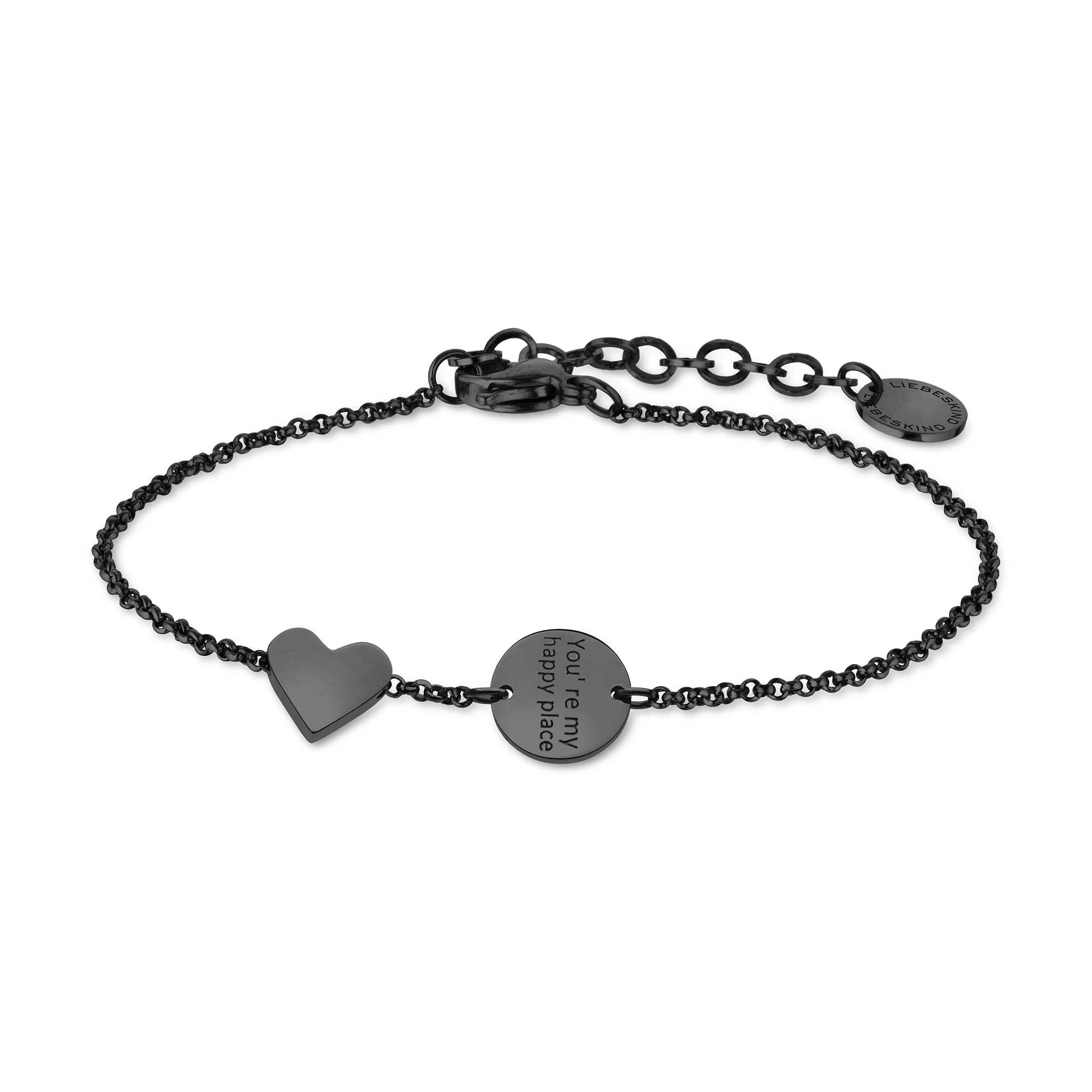 Liebeskind Berlin Ladies Bracelet LJ-1763-B-20 in Stainless Steel IP Black