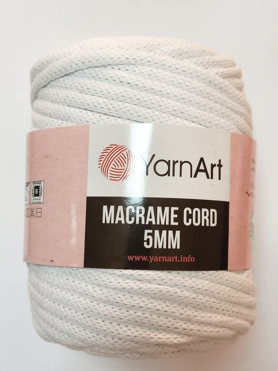 YarnArt El Örgü İpi MACRAME CORD 5 MM, 751, 2x500 gr