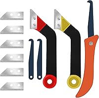 Vista 1 de Kit de herramientas de eliminación de lechada, 2 sierras de lechada de azulejos con 6 cuchillas adicionales, 1 sierra de mano adicional, 2 cuchillas