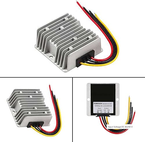 Miniatura 3 de 8-40V a 12V 10A DC Estabilizador de Voltaje Regulador de Fuente de Alimentación de Coche Impermeable