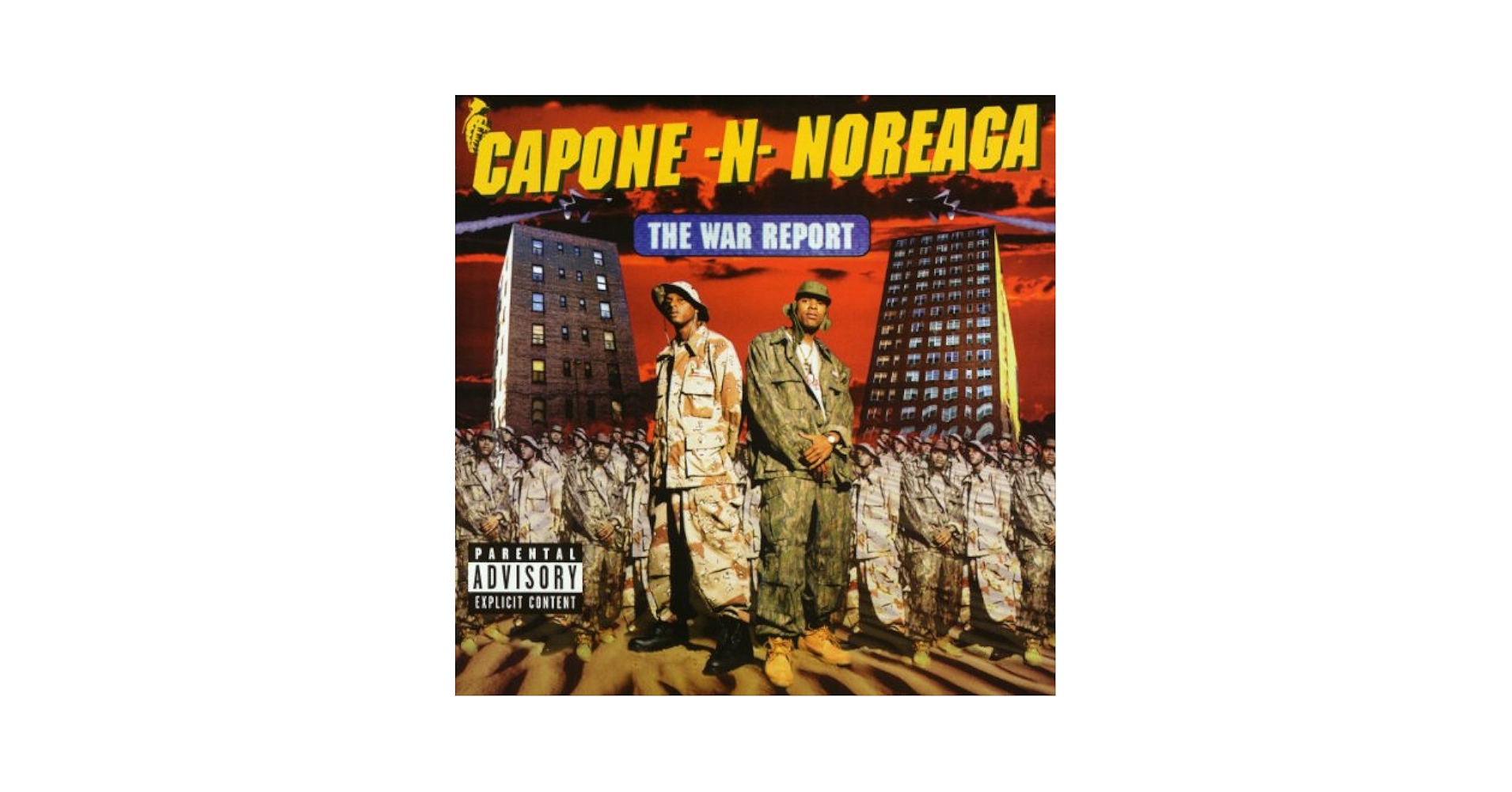 洋楽 Capone-N-Noreaga / The War Report (2LP) Capone-N-Noreaga - The War Report (Clear Vinyl with Red