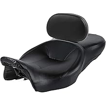 XFMT Motorcycle Hammock Driver &amp; Passenger Seat w/Rider Backrest Pad For Harley Touring 2009-2023 Road King Street Glide Electra Glide FLHR FLHX FLTRX