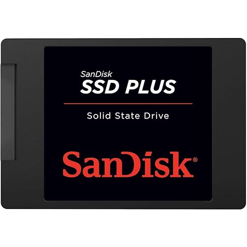 SanDisk SSD PLUS 2TB Internal SSD - SATA III 6 Gb/s, 2.5"/7mm, Up to 545 MB/s - SDSSDA-2T00-G26 - 2TB
